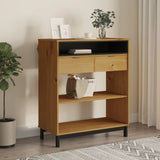 NNEVL Bar Table FLAM 92x45x110 cm Solid Wood Pine
