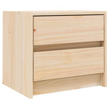NNEVL Bedside Cabinet 40x31x35.5 cm Solid Wood Pine