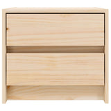 NNEVL Bedside Cabinet 40x31x35.5 cm Solid Wood Pine