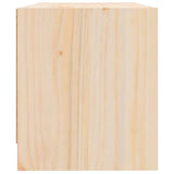 NNEVL Bedside Cabinet 40x31x35.5 cm Solid Wood Pine