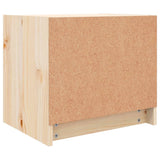NNEVL Bedside Cabinet 40x31x35.5 cm Solid Wood Pine