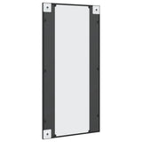 NNEVL Wall Mirror Black 50x100 cm Rectangle Iron