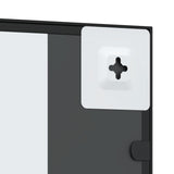 NNEVL Wall Mirror Black 30x60 cm Rectangle Iron
