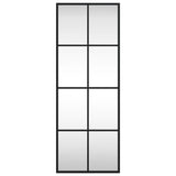 NNEVL Wall Mirror Black 30x80 cm Rectangle Iron