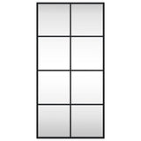 NNEVL Wall Mirror Black 40x80 cm Rectangle Iron