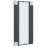 NNEVL Wall Mirror Black 40x80 cm Rectangle Iron