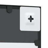 NNEVL Wall Mirror Black 20x50 cm Rectangle Iron