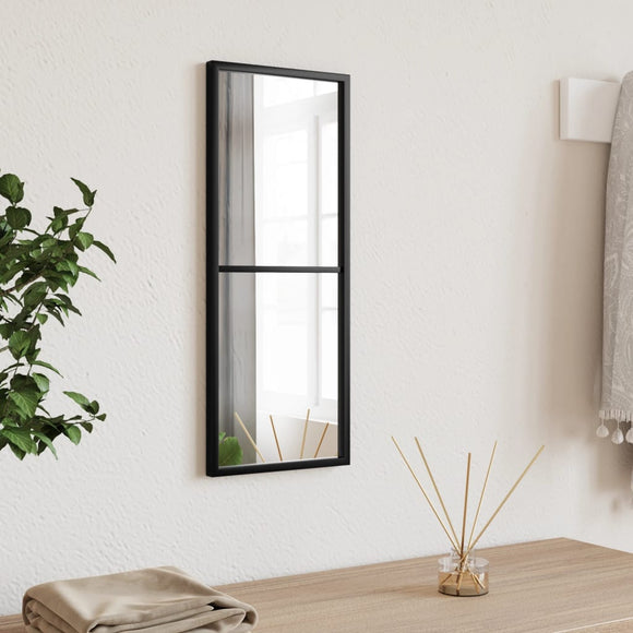 NNEVL Wall Mirror Black 20x50 cm Rectangle Iron