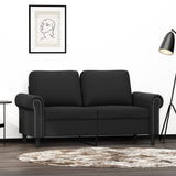 NNEVL 2-Seater Sofa Black 120 cm Velvet