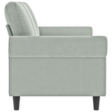 NNEVL 3-Seater Sofa Light Grey 180 cm Velvet