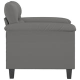 NNEVL Sofa Chair Dark Grey 60 cm Microfibre Fabric