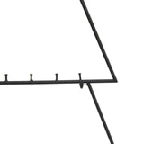 NNEVL Metal Christmas Tree for Decoration Black 125 cm
