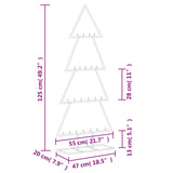 NNEVL Metal Christmas Tree for Decoration Black 125 cm