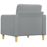 NNEVL Sofa Chair Light Grey 60 cm Fabric