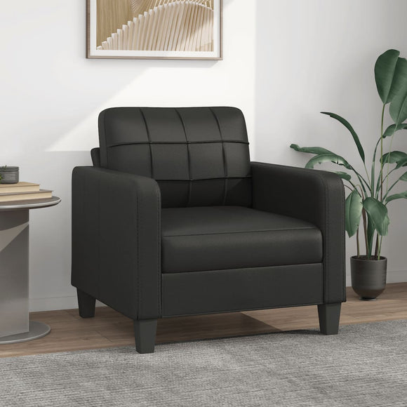 NNEVL Sofa Chair Black 60 cm Faux Leather