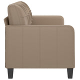 NNEVL 3-Seater Sofa Cappuccino 180 cm Faux Leather