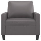 NNEVL Sofa Chair Grey 60 cm Faux Leather