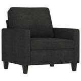 NNEVL Sofa Chair Black 60 cm Fabric
