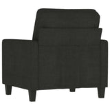 NNEVL Sofa Chair Black 60 cm Fabric