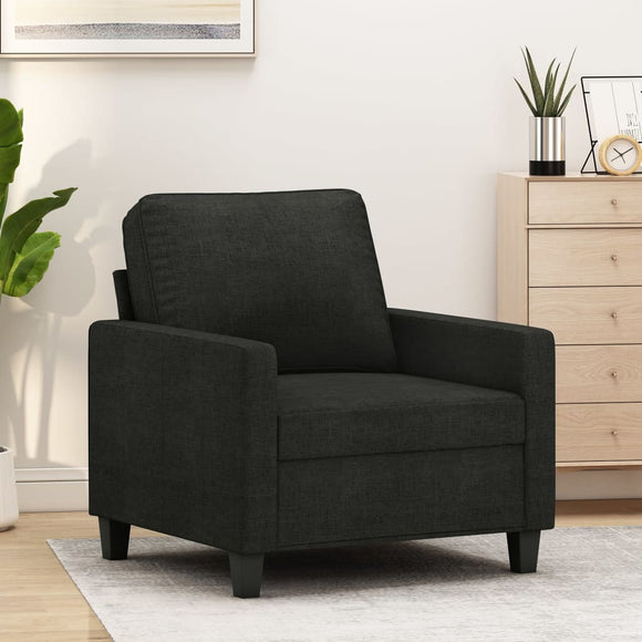 NNEVL Sofa Chair Black 60 cm Fabric