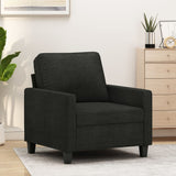 NNEVL Sofa Chair Black 60 cm Fabric