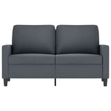 NNEVL 2-Seater Sofa Dark Grey 120 cm Velvet