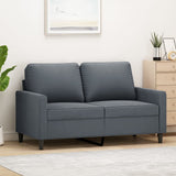 NNEVL 2-Seater Sofa Dark Grey 120 cm Velvet
