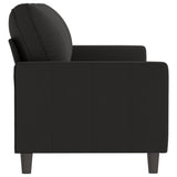 NNEVL 3-Seater Sofa Black 180 cm Velvet