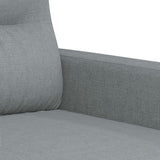 NNEVL 3-Seater Sofa Light Grey 180 cm Fabric