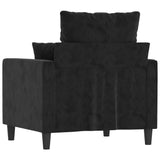 NNEVL Sofa Chair Black 60 cm Velvet