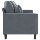 NNEVL 3-Seater Sofa Dark Grey 180 cm Velvet