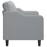 NNEVL 2-Seater Sofa Light Grey 140 cm Fabric