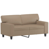 NNEVL 2-Seater Sofa Cappuccino 120 cm Faux Leather