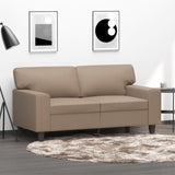NNEVL 2-Seater Sofa Cappuccino 120 cm Faux Leather