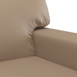 NNEVL 2-Seater Sofa Cappuccino 140 cm Faux Leather