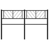 NNEVL Metal Headboard Black 152 cm