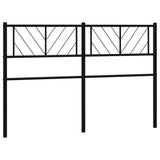 NNEVL Metal Headboard Black 152 cm