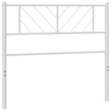 NNEVL Metal Headboard White 112x90 cm