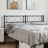 NNEVL Metal Headboard Black 137 cm