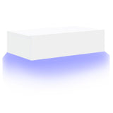 NNEVL TV Cabinet with LED Lights White 60x35x15.5 cm