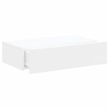 NNEVL TV Cabinet with LED Lights White 60x35x15.5 cm