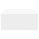 NNEVL TV Cabinet with LED Lights White 60x35x15.5 cm
