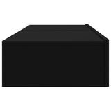 NNEVL TV Cabinets with LED Lights 2 pcs Black 60x35x15.5 cm
