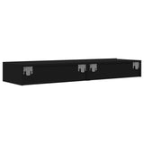 NNEVL TV Cabinets with LED Lights 2 pcs Black 60x35x15.5 cm
