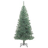 NNEVL Artificial Christmas Tree with 300 LEDs&Ball Set&Flocked Snow 180 cm