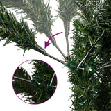 NNEVL Artificial Hinged Christmas Tree with 150 LEDs & Ball Set 120 cm