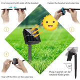 NNETM Solar-Powered Waterproof Fairy Lights - Outdoor Garden Decor with 8 Lighting Patterns