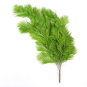 NNEDSZ Fresh Green Bamboo Leaf Fern UV Resistant 80cm