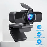 NNETM 1080P HD Webcam with Microphone - Clear Video & Crystal Clear Audio
