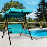 NNECW Loveseat Patio Canopy Swing Chair with Soft Cushion for Outdoor